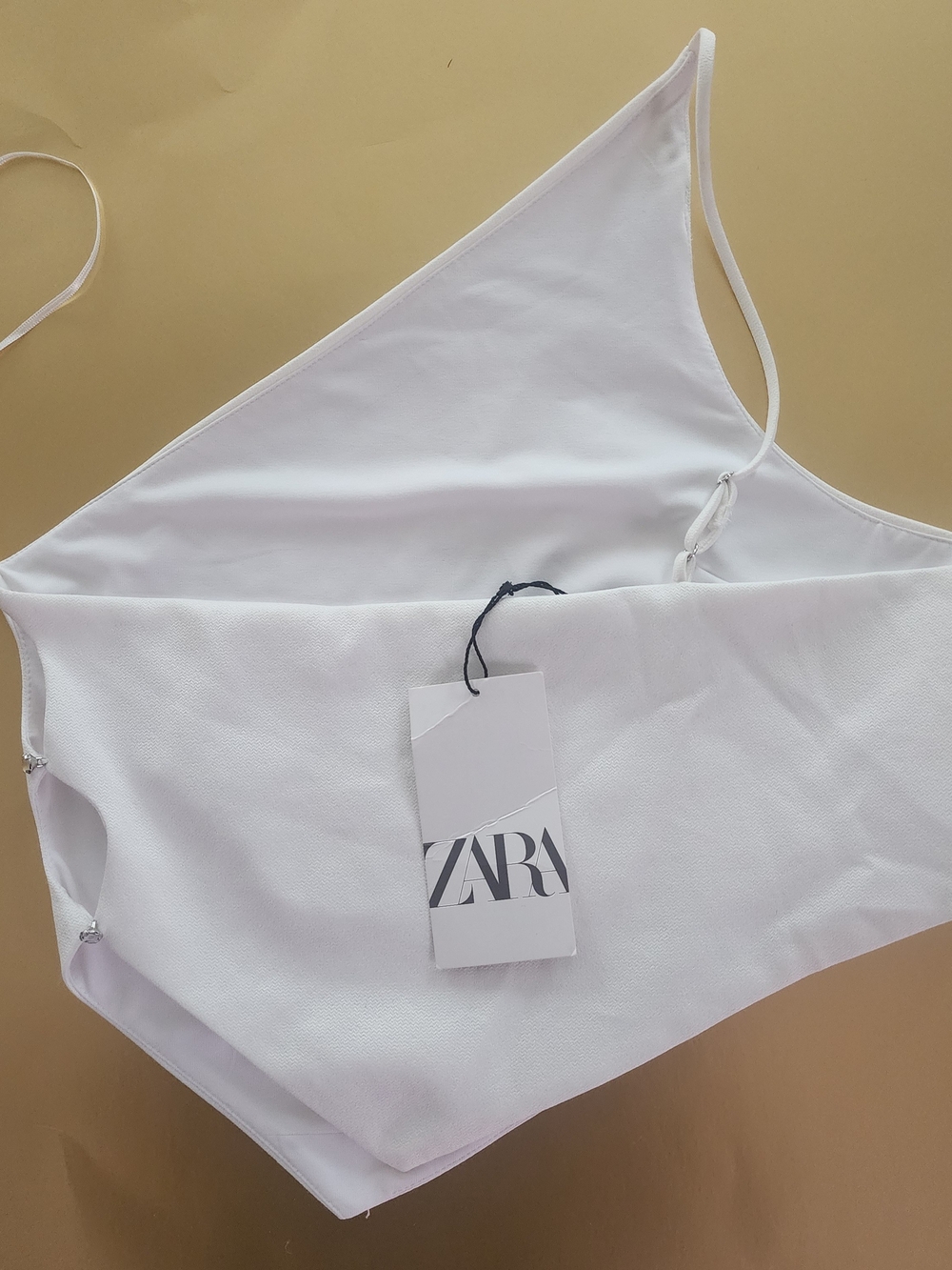 ZARA White Spaghetti Strap Camisole